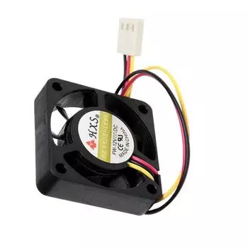 4x4 см 3-контактная съемная головка для очистки, тихий радиатор, компьютер, ПК, вентилятор охлаждения процессора чёрный