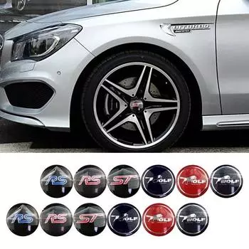 4 x 56 мм металлический логотип автомобиля центральный значок наклейка колпак ступицы наклейка эмблема для VXR Astra HJG Vectra c Insignia Maloo Zafira украшение значка автомобиля Blue RS