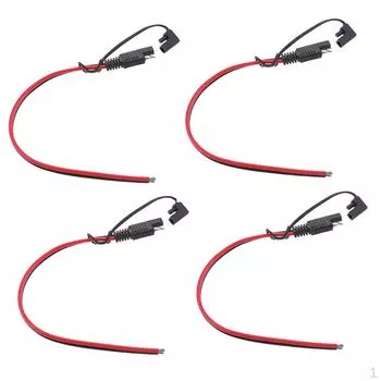 4x 30 см 14AWG DC SAE адаптер кабель удлинитель зарядка от солнечной батареи
