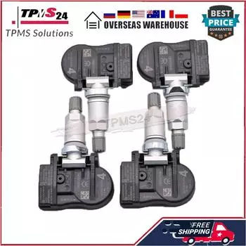 4X 40700-3VU0A ДЛЯ Nissan Qashqai Teana Tiida Almera Atleon Cabstar NP300 Pulsar Sentra 433 МГц TPMS-ДАТЧИК 407003VU0A 407003VU0B