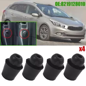 4x Автомобильная дверная буферная накладка, резиновый протектор, звукоизоляция для KIA Ceed ED JD 2006 2007 2008 2009 2010 2011- 2018 Ceed SW