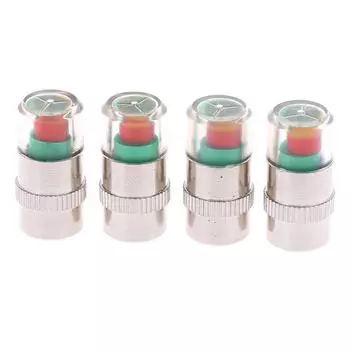 4X автомобильных шин Индикатор давления в шинах Оповещение Tpms Мониторинг Крышка клапана Датчик