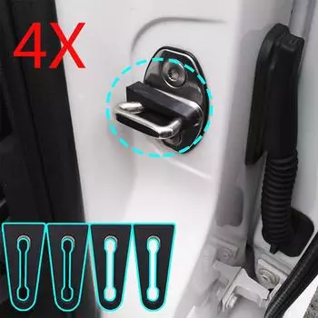 4X Автомобильный дверной замок буфер демпфирующий амортизатор 4e4837763 для Vw Golf Passat Polo Tiguan Bora для Skoda Kodiaq Rapid Yeti Octavia для Seat Altea Leon 4X