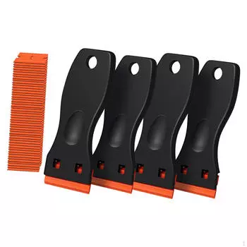 4x Cleaning Knife Sticker Glue Remover, Ergonomic Handle Remove Label Decal Tool for Labels Decals