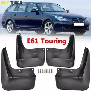 4X для BMW 5 серии E61 5dr Touring Estate 2004-2010 автомобильные брызговики брызговики передние и задние 2005 2006 2007 2008 2009