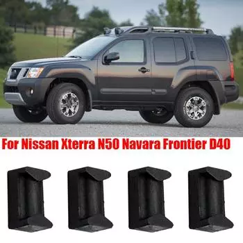 4x для Nissan Xterra N50 Navara Frontier D40 2005–2021, автомобильный дверной ремень, ограничитель, ремонтный комплект, стопор, смена внутреннего пластика