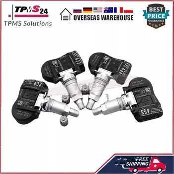 4X для Tesla Model 3 Model S Model X 433 МГц TPMS датчик давления воздуха в шинах 1074812-00-A 1074812-00-B 1034602-00-C
