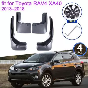 4x для Toyota RAV4 RAV 4 XA40 2013 2014 2015 2016 2017 2018 Брызговики Брызговики Fender Flare Wheel Car Fit Before Facelift
