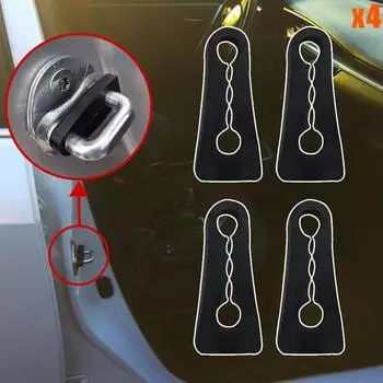 4x для Toyota RAV4 XA10 XA20 XA30 XA40 XA50 1994 1995 1996 - 2022 Автоматический дверной замок Демпфер Буфер Шумоподавляющий уплотнитель Демпфирующий протектор