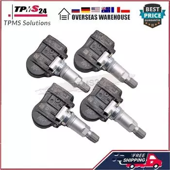 4x ДЛЯ BMW 2-й серии 3-й серии 4-й серии I3 I8 X1 X2 X5 X6 433 МГц TPMS ДАТЧИК ДАВЛЕНИЯ ВОЗДУХА В ШИНАХ 6855539 36106856209