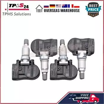 4X ДЛЯ Hyundai Accent Genesis Coupe Ix55 Santa Fe Iii Solaris Ceed 433 МГц TPMS ДАТЧИК ДАВЛЕНИЯ В ШИНАХ 52933-3N100 52933-2J100