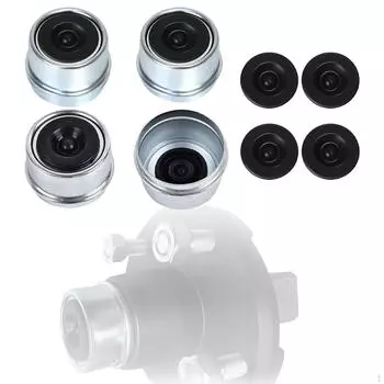 4x Колпак ступицы прицепа 1,98 Компонент подшипника колеса оси RV Гаражные прицепы