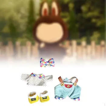 4x Кукольная одежда, комбинезоны, подарки, наряды, новинка, пара обуви, мягкие фигурки, игрушки, подвеска