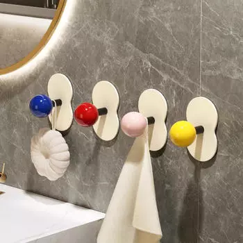 4x липкие крючки для крепления на стену, вешалки для дверей, водонепроницаемые, углеродистая сталь, самокрепление