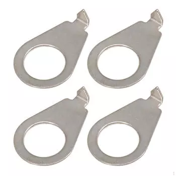 4x металлический указатель потенциометра, пластина с гитарной ручкой для электрооборудования