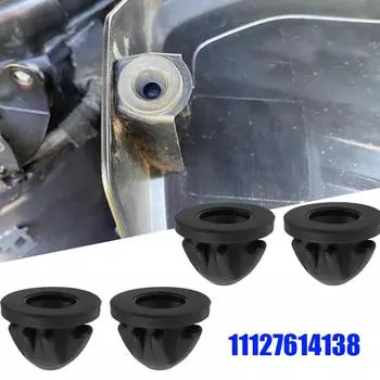 4x накладка на крышку двигателя, резиновая втулка, втулка, отбойник 11127614138 для BMW 1 серии E88 E82 F20 F20 LCI X4 для MINI F56 F55