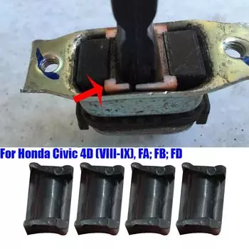 4X нейлон для Honda Civic 4D VIII-IX FA FB FD 2005 2006 2007 2008-2016 Ремешок для проверки двери автомобиля Ремкомплект стопорный демпфирующий зажим