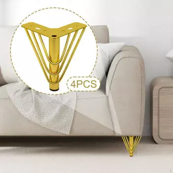 4x Ножки для мебели DIY Замена диванных ножек Треугольный сплошной шкаф Стол