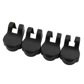 4x ограничитель двери автомобиля, крышка для Subaru Forester Impreza Legacy Outback XV STI 2004 2014 2018 2019, автомобильные аксессуары чёрный