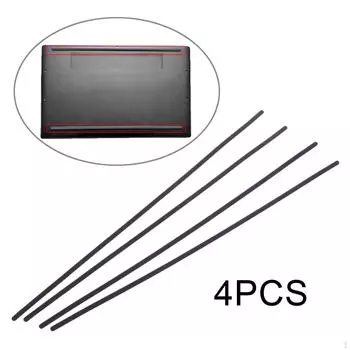 4x резиновые ножки для ноутбука, сменные ремонтные нескользящие аксессуары, силиконовые запасные части для устройств