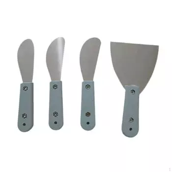 4x Шпаклевка для выравнивания, Финишная, Шпатели для стен, Профессиональные металлические инструменты для заделки швов, Отделка плитки
