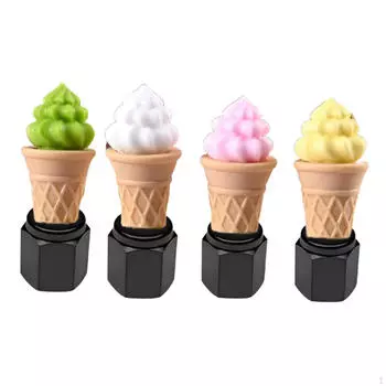 4x Tire Valve Stem Air Ice Cream Cones Funny Covers for Cars SUV Motorcycles Trucks