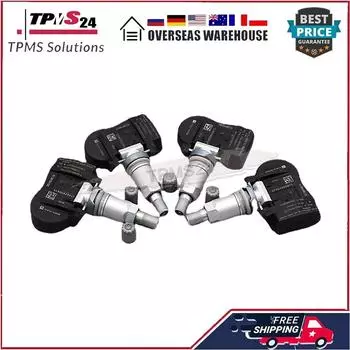 4X TPMS датчик для HYUNDAI ACCENT ELANTRA EQUUS SANTA SONATA KIA CADENZA 315 МГц датчик давления в шинах 52933-A5000 529333N000