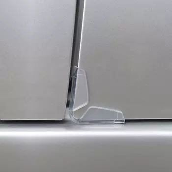 4x Защитная наклейка для защиты кромки двери автомобиля от царапин, универсальная защита двери автомобиля, декор коричневый