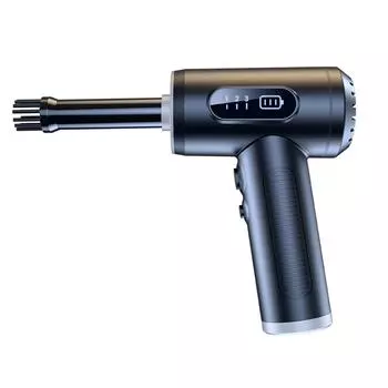 50000 об/мин беспроводной автомобильный пылесос, 68 Вт многофункциональный 4 в 1 мощный всасывающий ручной насос беспроводной для автомобиля и дома чёрный