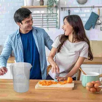 5000 мл мерный стакан градуированные стаканы для жидкости со шкалой чайник заварочный пластиковый практичный прозрачный