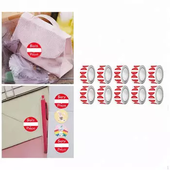 5000 шт. круглые наклейки для герметизации 2,5 см розничная цена со скидкой инвентарь