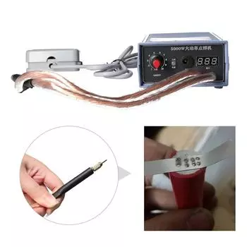 5000 Вт точечный сварочный аппарат высокой мощности портативный ручной точечный сварочный аппарат портативные сварочные аппараты с регулируемым током 0-800 А для аккумулятора 18650