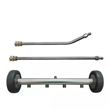 5000PSI 15inch Pressure Washer Undercarriage Cleaner Water Broom Car Chassis Wash 4 Spraye Nozzle NEW CHINA