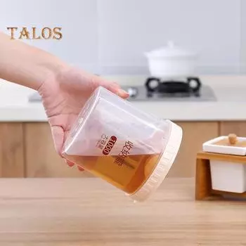 500/1000/1600 мл герметичная банка для пищевых продуктов с герметичной крышкой, прочный пластиковый контейнер для хранения, прозрачные весы, герметичное хранение продуктов питания 500ML