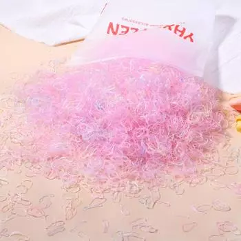 500/2000 шт. Подарок для девочек, аксессуары для волос, резинки, эластичные резинки для волос, повязка на голову, детские резинки-держатели для хвостика, детские украшения 1000pcs