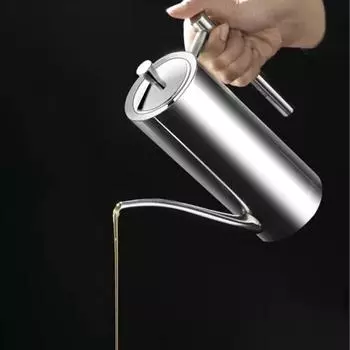 500/700 мл горшок для масла 304 нержавеющая сталь пыленепроницаемый герметичный бутылка уксус оливковое масло контейнер для хранения домашняя кухонная утварь