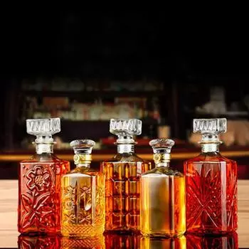 500-800ml 1 Pcs home whiskey wine glass bottle party home clear beer wine Decanter GLA-130 1 Pcs