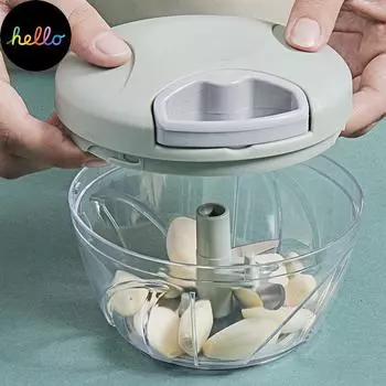 500/900 мл измельчитель чеснока, ручной вращающийся измельчитель овощей, слайсер, измельчитель фруктов и чеснока, кухонный гаджет, блендеры, мясорубка 500ml розовый