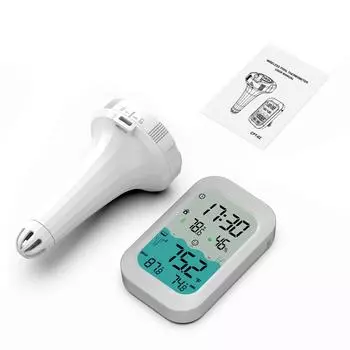 500-футовый беспроводной термометр для бассейна с цветным дисплеем, цифровой термометр, 3 канала, водонепроницаемый для плавания разноцветный