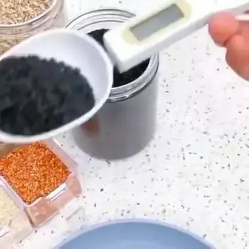 500 г/0,1 г точные цифровые мерные ложки кухонная ложка грамм электронная ложка с ЖК-дисплеем кухонные весы для приготовления пищи, выпечки, взвешивания чёрный