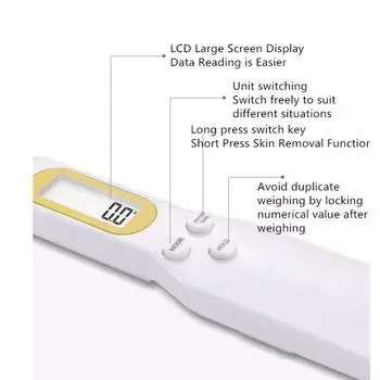 500 г/0,1 г весы, ложка для взвешивания, кухонные электронные весы, ЖК-дисплей, цифровая мерная ложка, цифровая ложка, весы, инструмент циан