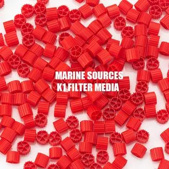 500 г/1 кг K1 K2 K3 Белый Красный Аквариумный пруд для кои Пластиковый биохимический фильтрующий материал для аквариума Фильтрующий материал 250g