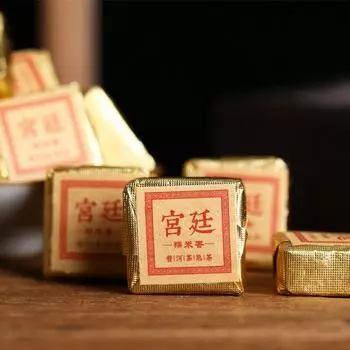 500 г ароматного чая Туо из клейкого риса Юньнань, Мэнхай, старый чай Пуэр в квадратном кирпиче 500G