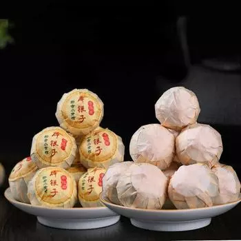 500 г Чай Пуэр с кожурой мандарина Маленький зеленый мандариновый чай Пуэр Чай из щебня 500g