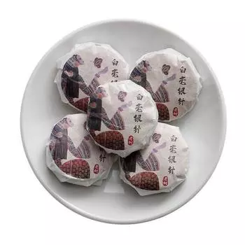 500 г чая Юньнань Пуэр, прессованные белые волосы, серебряные иглы, маленькие пирожные, мини-чай Туо