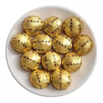 500 г чая Пуэр Выдержанный спелый чай Пуэр с клейким ароматом, маленький золотой туо (RX)