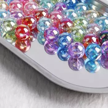 500 г DIY модные ювелирные изделия аксессуары 6MM-12MM акриловые бусины круглой формы 23 цвета браслет Department Spac 10mm 500g разноцветный