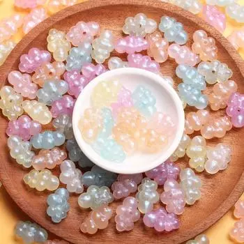 500 г для браслета, материалы ручной работы, «Руманское облако», свободные бусины, ожерелье, изготовление акрилового блестящего света, мода about 230Pcs 24*17mm