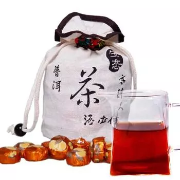 500 г Юньнань Мэнхай клейкий рис ароматный чай Пуэр Сяо Туо древнего дерева