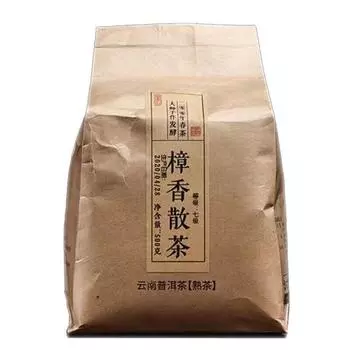 500 г Юньнаньский чай Пуэр, спелый чай, камфорный чай Пуэр, рассыпной чай, крупнолистовые семена, спелые